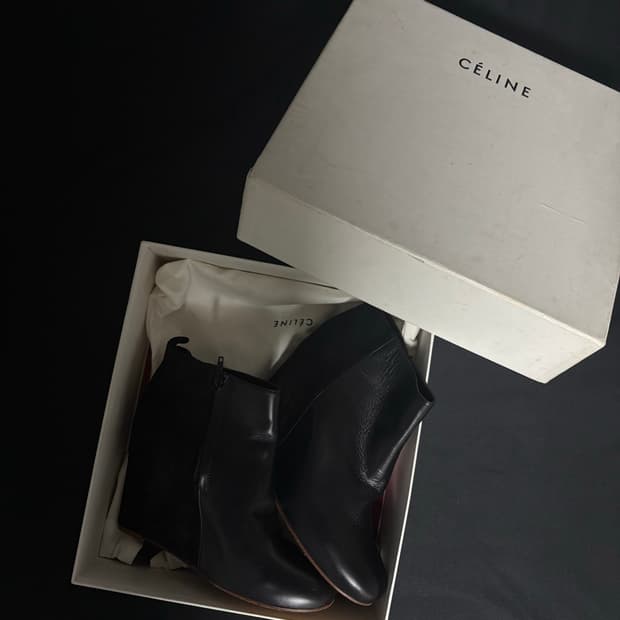 셀린느 celine 웨지힐 부츠 39