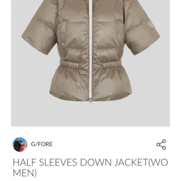 (새상품)지포어 다운자켓(XS)