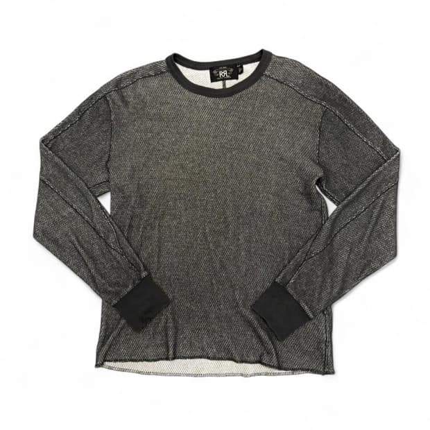 RRL 더블알엘 텍스처 크루넥