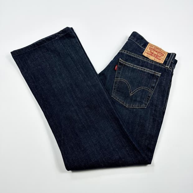 32 리바이스 527 OG 생지 부츠컷 데님팬츠