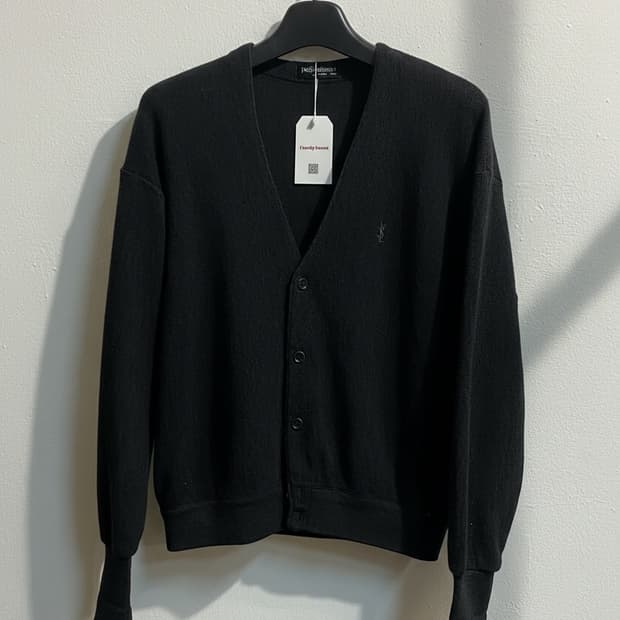 입생로랑 울 니트 가디건