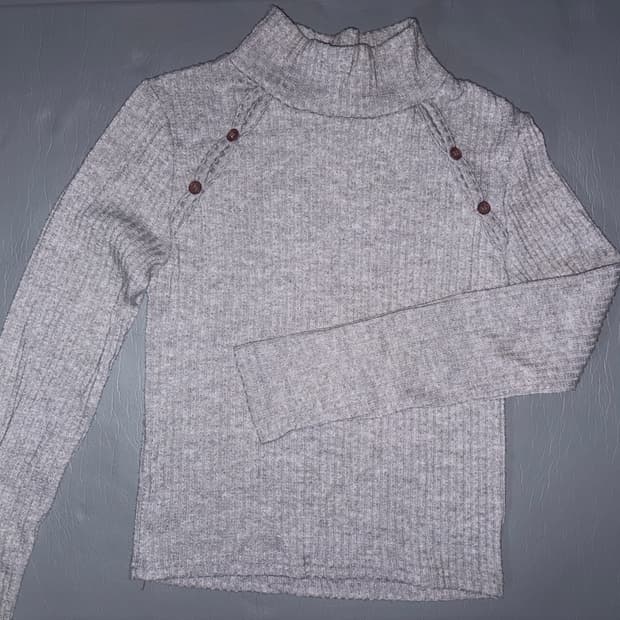 빈티지 목폴라 니트