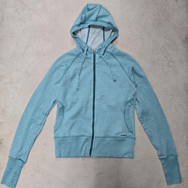 파타고니아 오가닉 코튼 후드 집업 S 