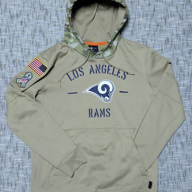 나이키 NFL LA 램스 기모 후드티 M