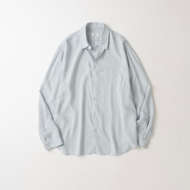 (구매) 마이라이브러리 내추럴 린넨 레이온 셔츠 모닝 스카이 