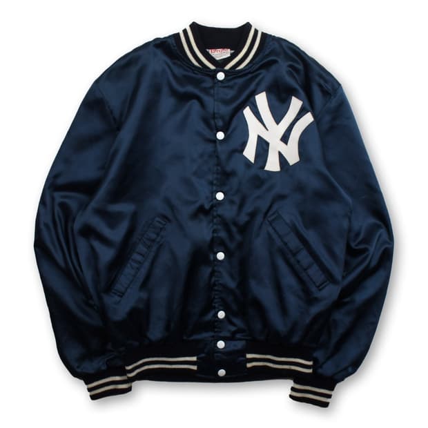 80s BIRDIE NY Nylon Stadium Jacket (M)