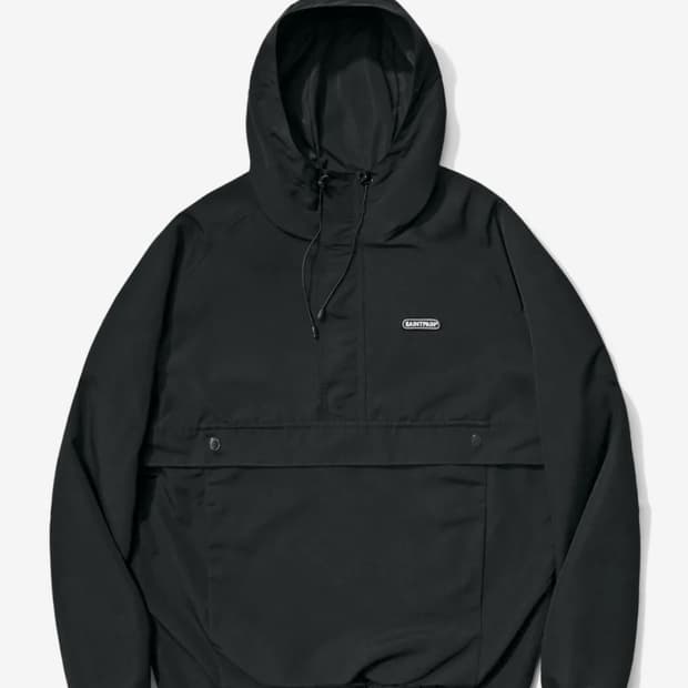 세인트페인 아노락 재킷 블랙