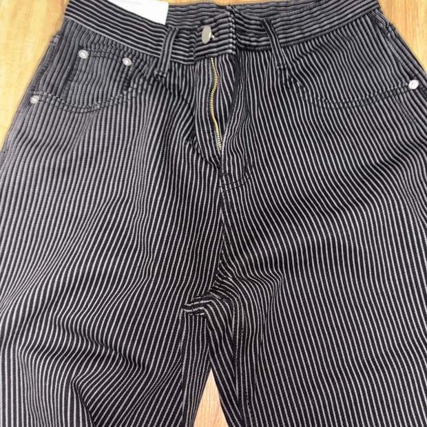 Stripe Cotton Pants