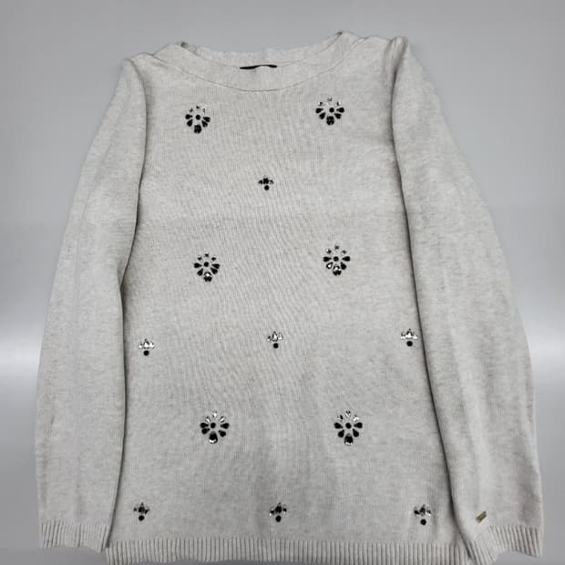 타미힐피거 비즈 니트