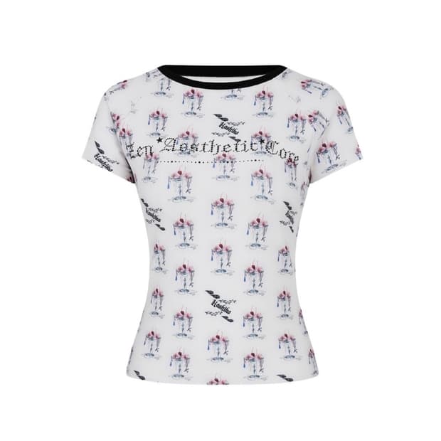 카시코쥬얼칵테일셋업핫픽스 Raglan tee Jewel cocktail