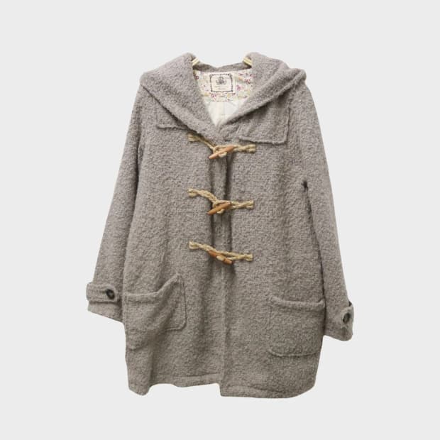 얼스 뮤직 뽀글이 울 혼방 떡볶이 코트 62174