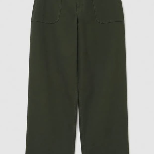 유니폼브릿지 cotton fatigue pants wide fit