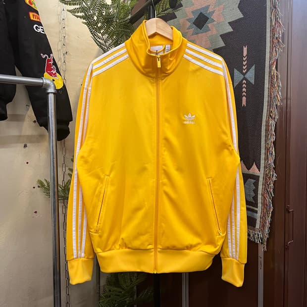 아디다스 아디컬러 클래식 파이어버드 트랙탑 져지 옐로우 #csz723