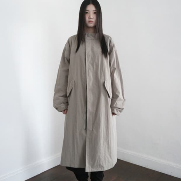 애프터먼데이 오버핏 사파리 자켓 