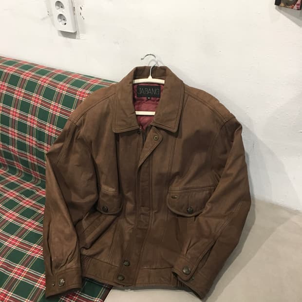 빈티지 가죽(우피/누박) 자켓