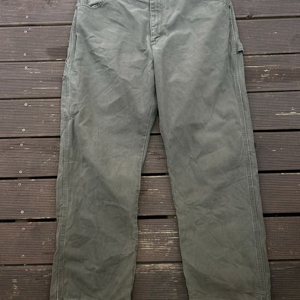 빈티지 디키즈덕캔버스팬츠mos 36in