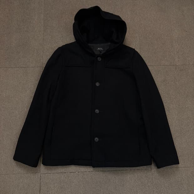 APC 아페쎄 우먼스 후드 울자켓 m 