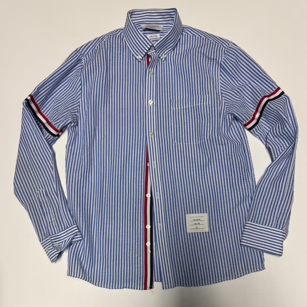 톰브라운 커스텀 리메이크 시어커스 스트라이츠 셔츠