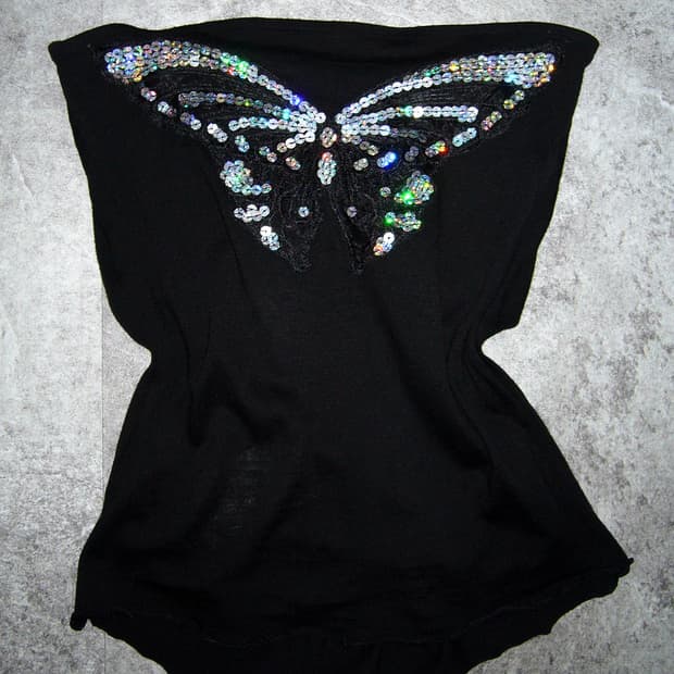 Butterfly Tube Top