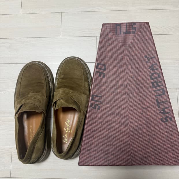 STU 로퍼 베이지 44사이즈