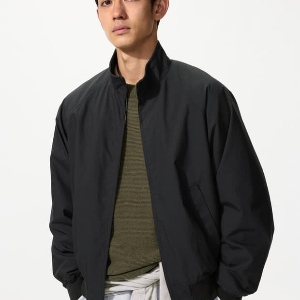 해링턴 자켓 블랙 