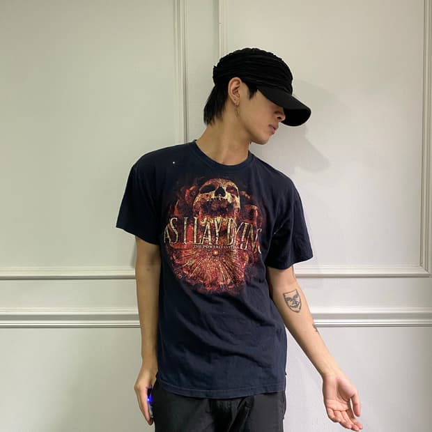 Rock Print Band Tee
