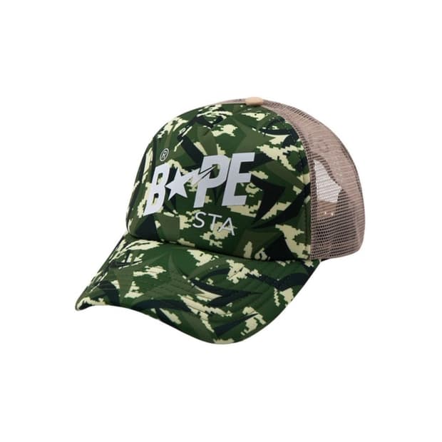 베이프 밀리터리 매쉬캡