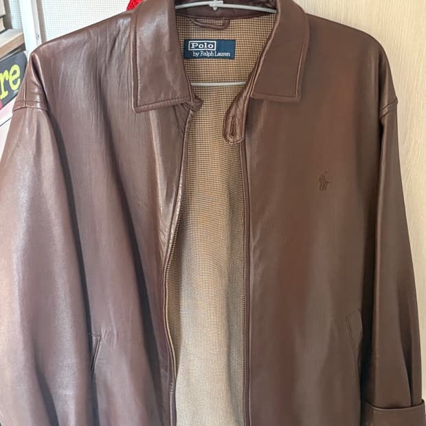 폴로 랄프로렌 가죽자켓 90