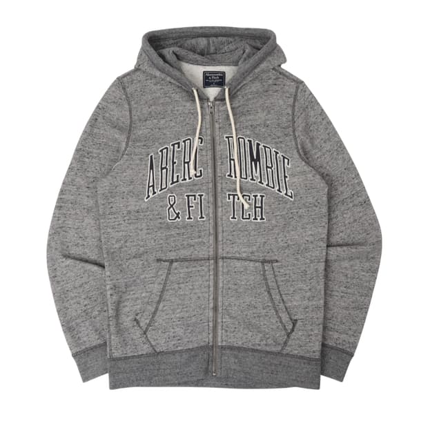 아베크롬비 아치 로고 후드집업