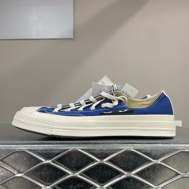 컨버스 x 꼼데 블루 로우 255mm(박스x)(gr-4622)