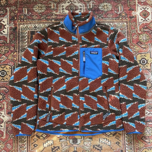 파타고니아 클래식 레트로-X 플리스 자켓 캔자스 스카이 클래식 탄