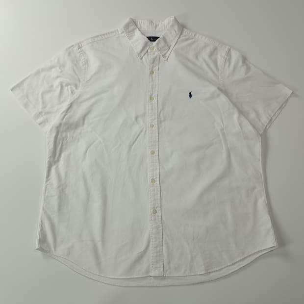 CA221 2XL 폴로 화이트 반팔 셔츠 남방