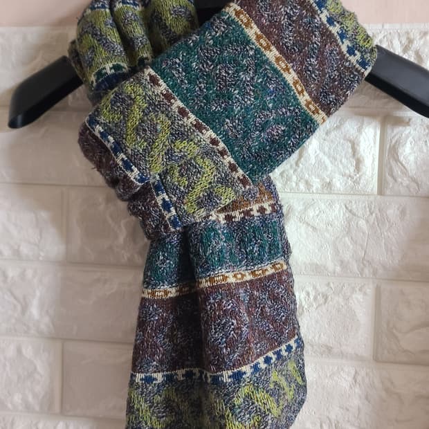 미쏘니 스포츠 빈티지 니트 머플러