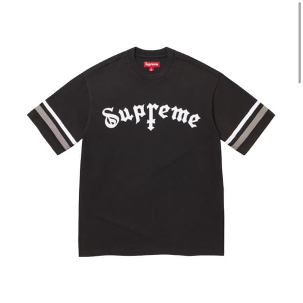 Supreme Cross S/S Top Black -25FW-