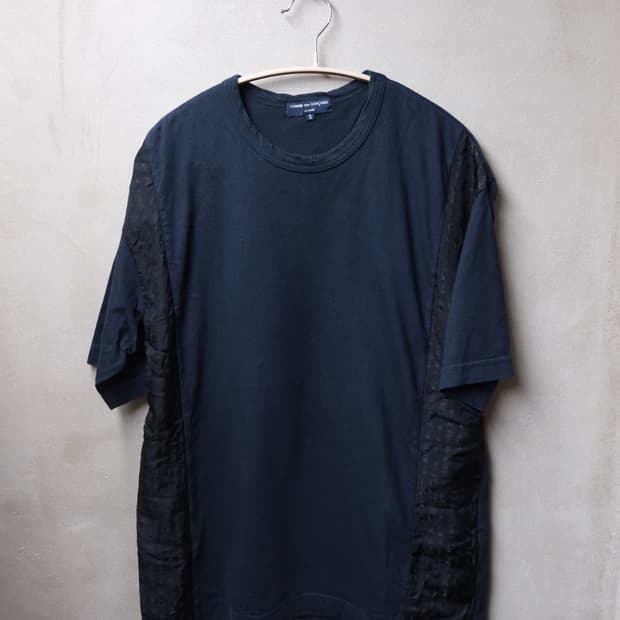Comme des garcons homme 나일론 도킹 반팔 S