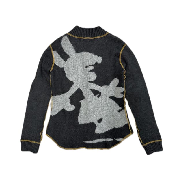 90‘s Hysteric Glamor ミッキー knit cardigan