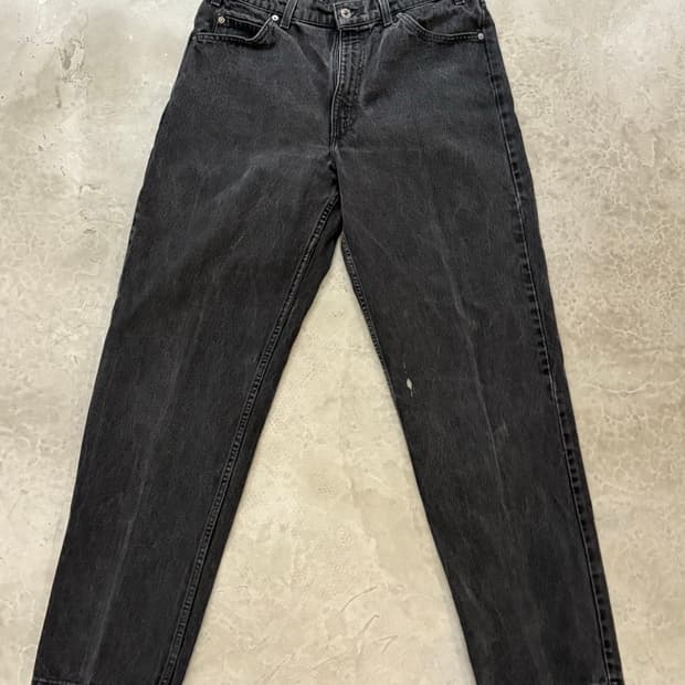 [34] 리바이스 550 오렌지탭 블랙 흑청 USA