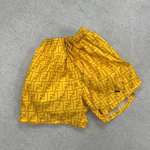 펜디 FF로고 자카드 스윔 팬츠