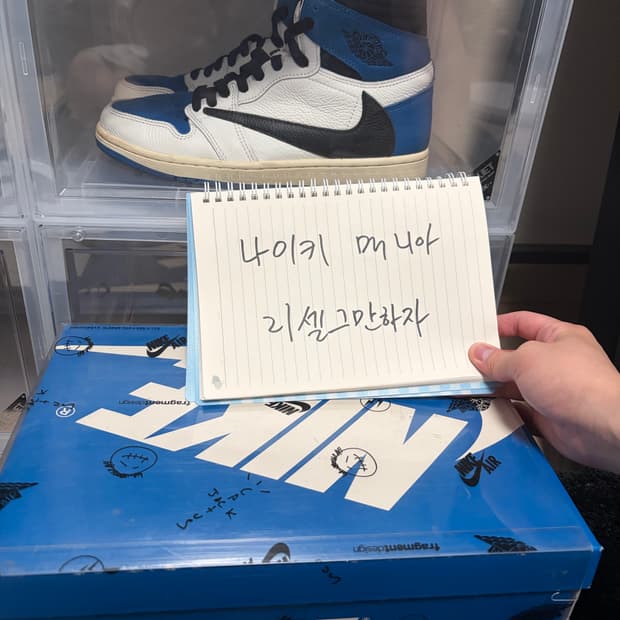 [260] 프라그먼트 스캇 나이키 조던1 하이