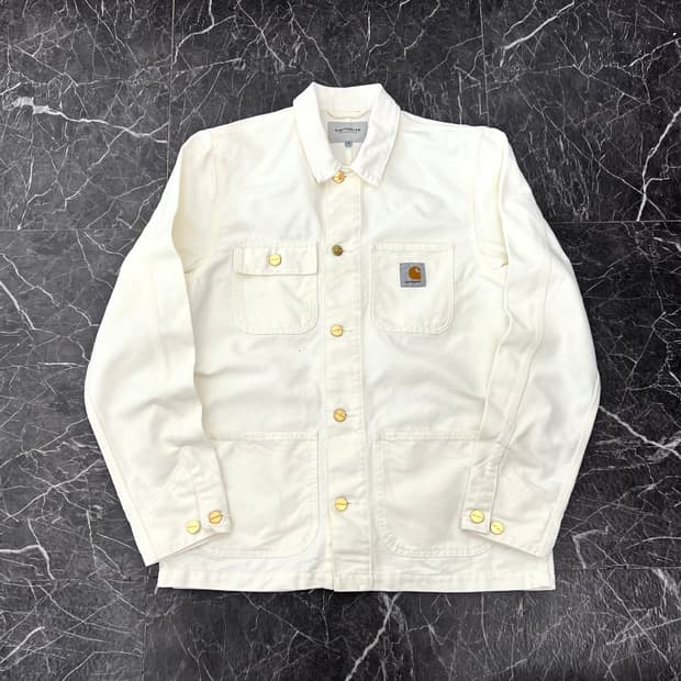칼하트 WIP 코튼 디어본 캔버스 미시건 워크자켓