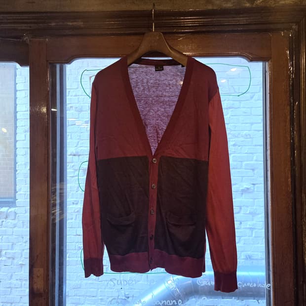 폴스미스 메리노울 니트가디건