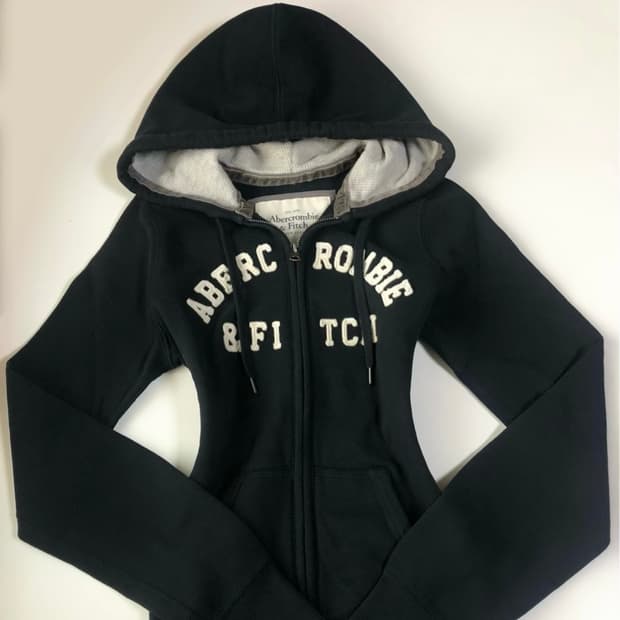 대대장 아베크롬비 딱붙핏 후드집업 s