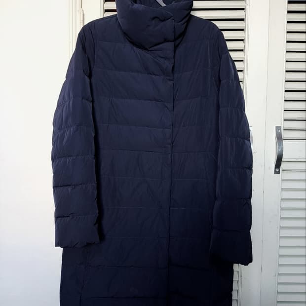 SP 띠어리 네이비 롱패딩 자켓 경량