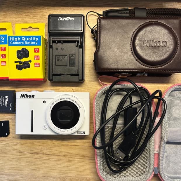 니콘 쿨픽스 P310 디카 화이트 / 작례