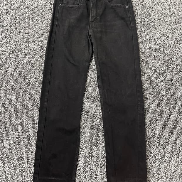 빈티지9. 리바이스 505 흑청 스트레이트핏 청바지