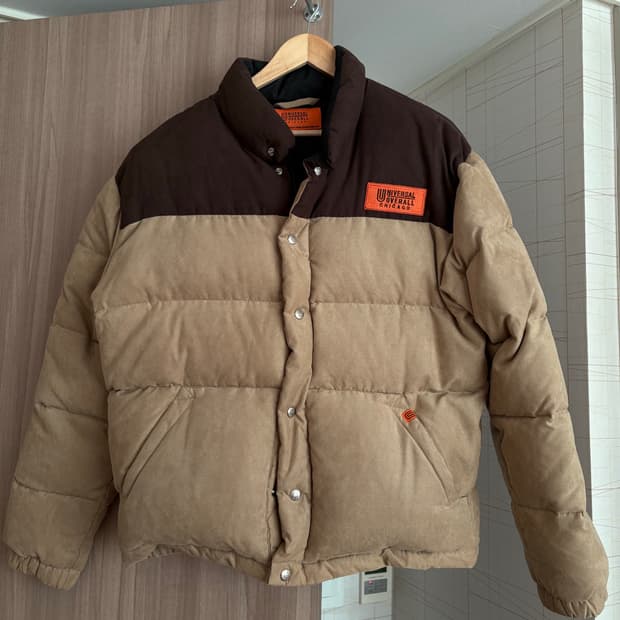 유니버셜 오버롤 다운패딩 L 팔아여