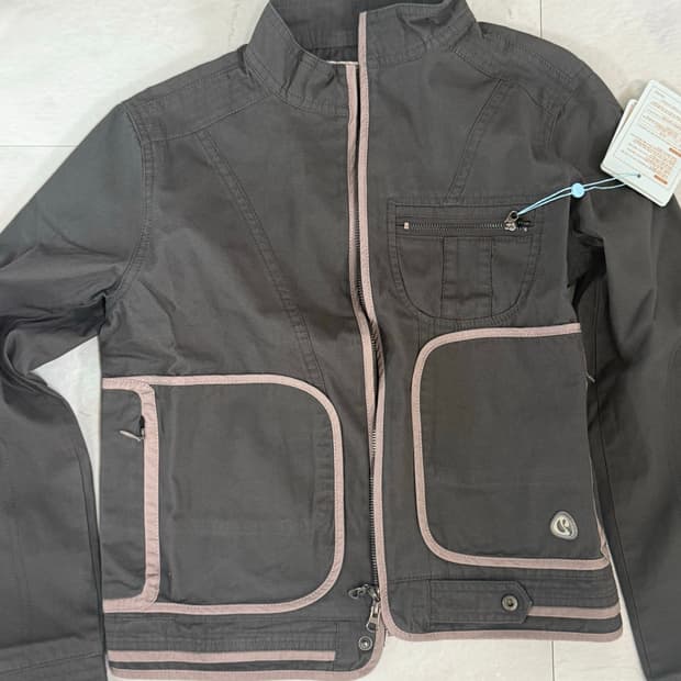 코이세이오 바인딩 코튼자켓 퍼플브라운