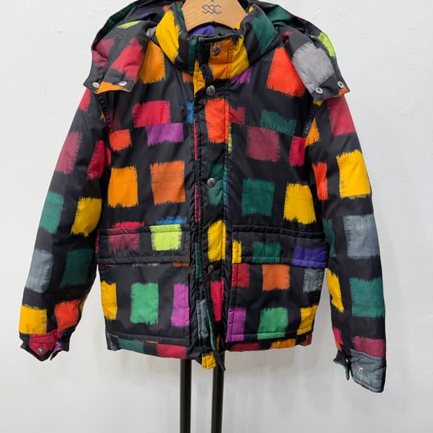 정품) 마르니 키즈 컬러 블록 패턴 패딩 자켓 8Y
