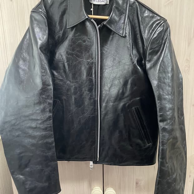 아워레가시 미니레더 자켓 48