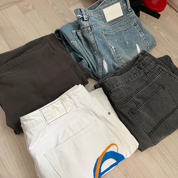 빈티지 바지 네벌 일괄